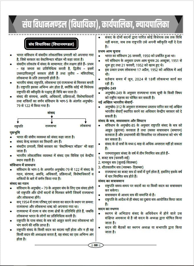 2nd Grade Teacher Recruitment Exam 2nd Paper Political Science (SST) by Pradeep Chahar