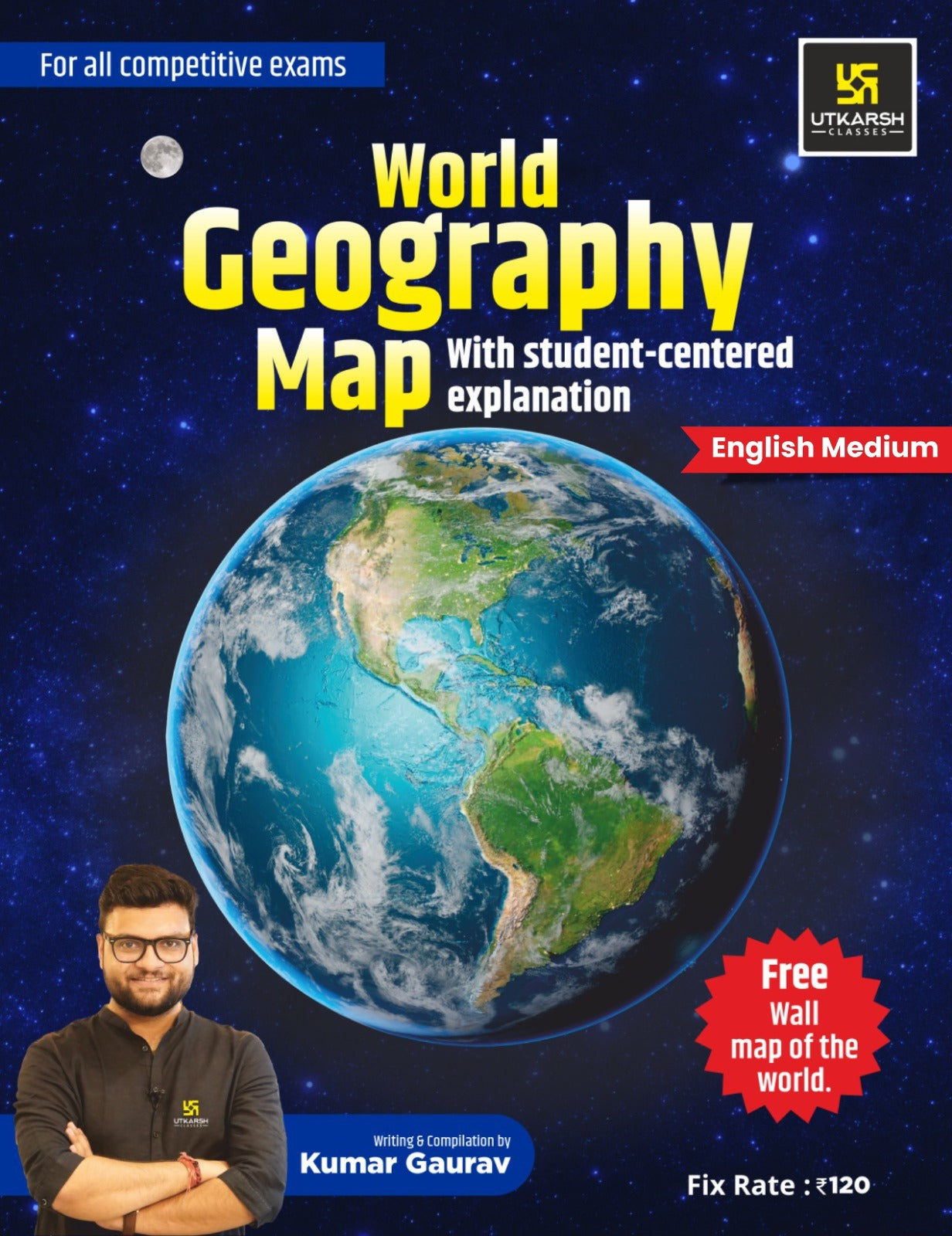 World Geography Map Book (English Medium)