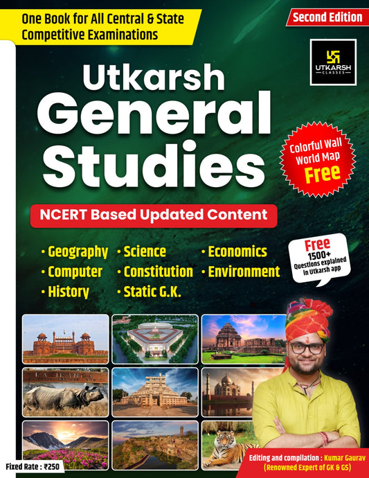 Utkarsh General Studies-2025 (2nd Edition) English Medium