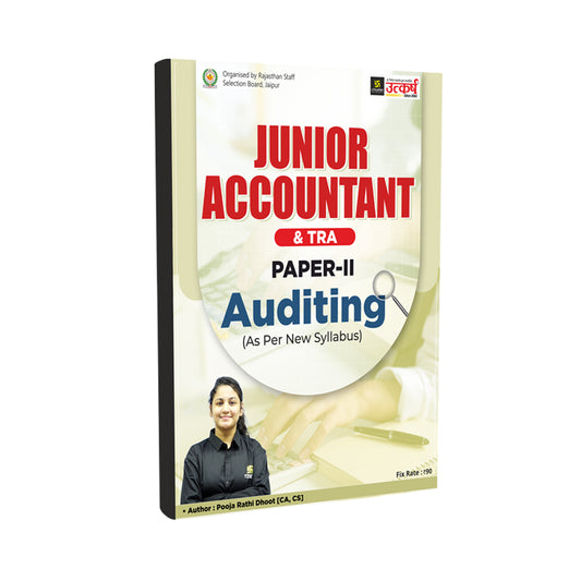 JUNIOR ACCOUNTANT & TRA PAPER-II Auditing in English