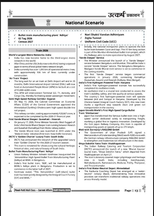 Current Affairs Half Yearly Magazine-2026 by Kumar Gaurav Sir (English Medium)
