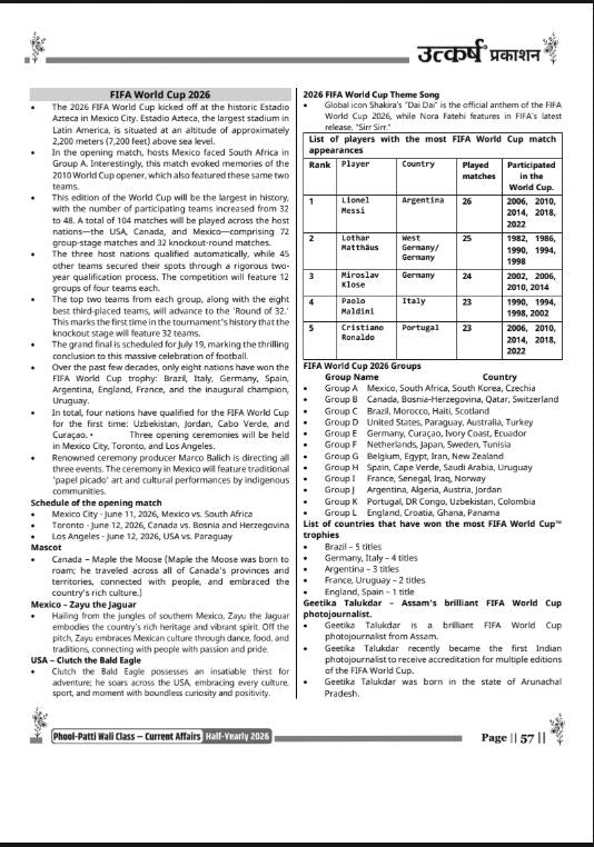 Current Affairs Half Yearly Magazine-2026 by Kumar Gaurav Sir (English Medium)